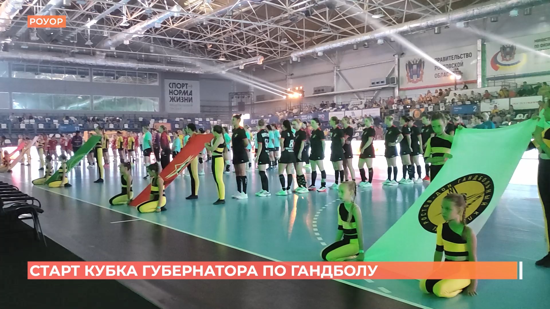 Кубок губернатора Ростовской области по гандболу стартовал в училище олимпийского резерва