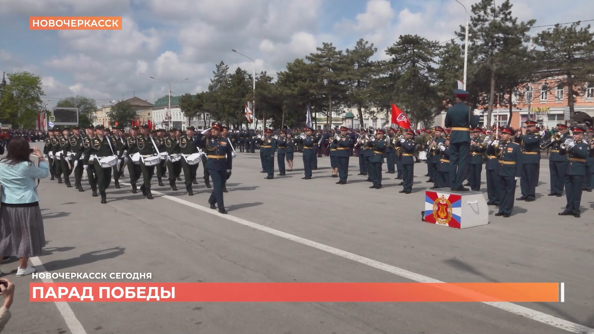 Военный парад прошел в Новочеркасске в День Победы