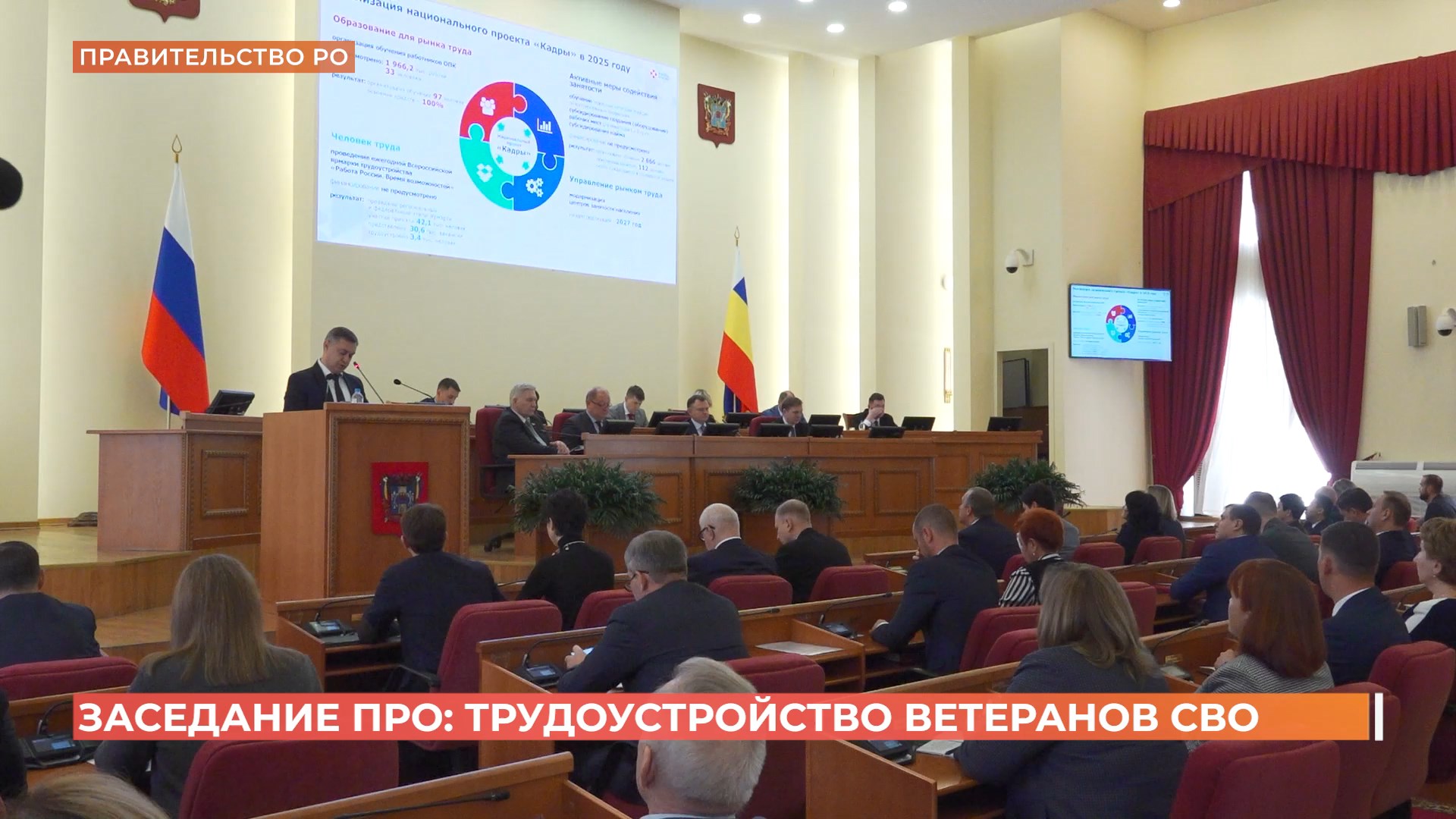 Трудоустройство ветеранов СВО стало главной темой на расширенном заседании правительства