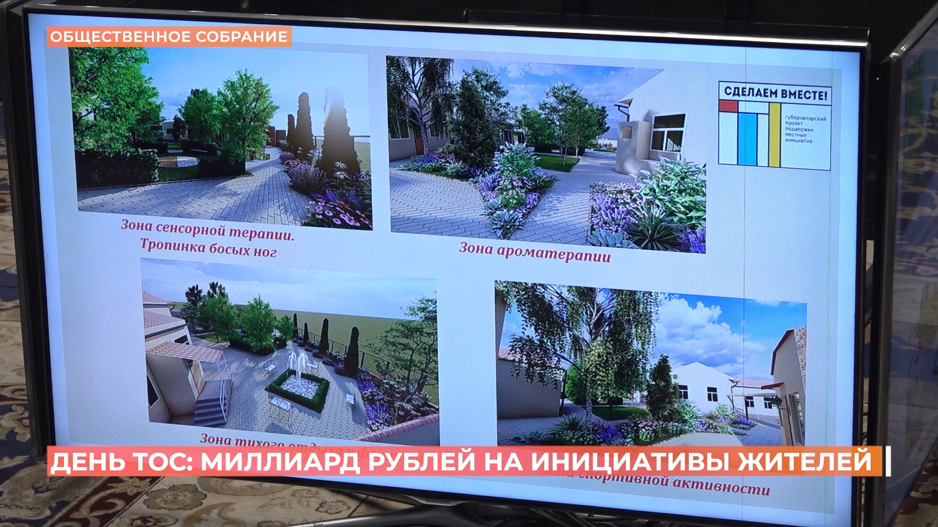 День ТОС: миллиард рублей на инициативы жителей