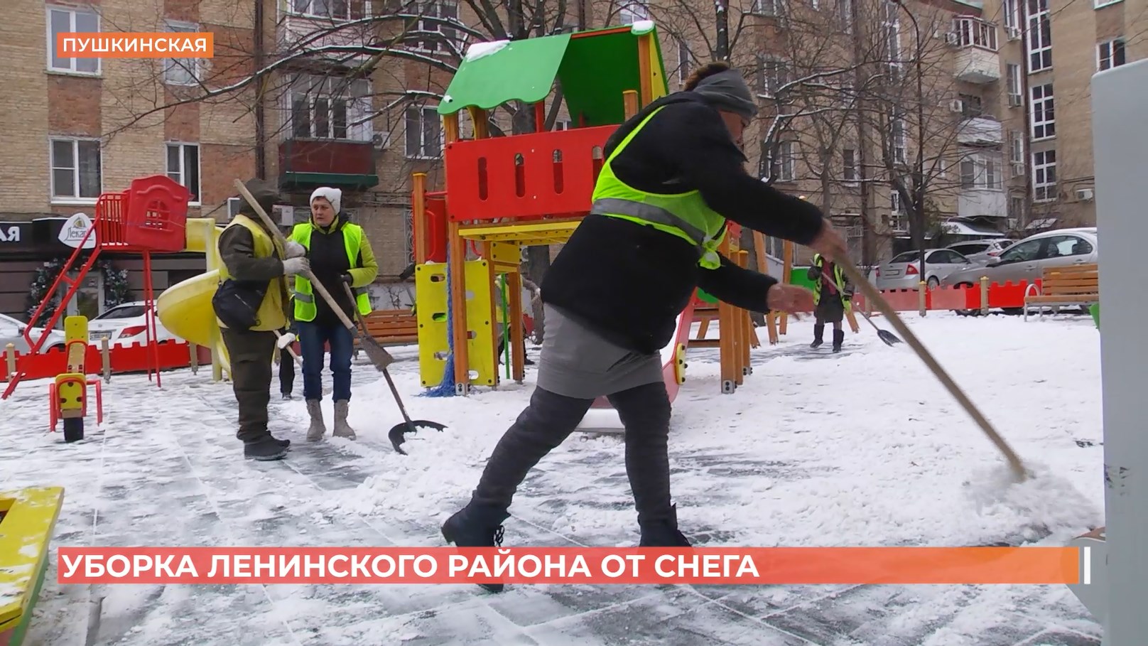 Первый сильный снегопад года не стал для Ростова проблемным